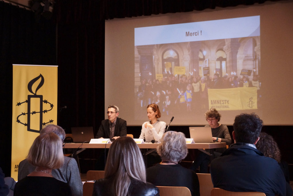 Présentation lors de l’Assemblée générale d’Amnesty International Luxembourg.